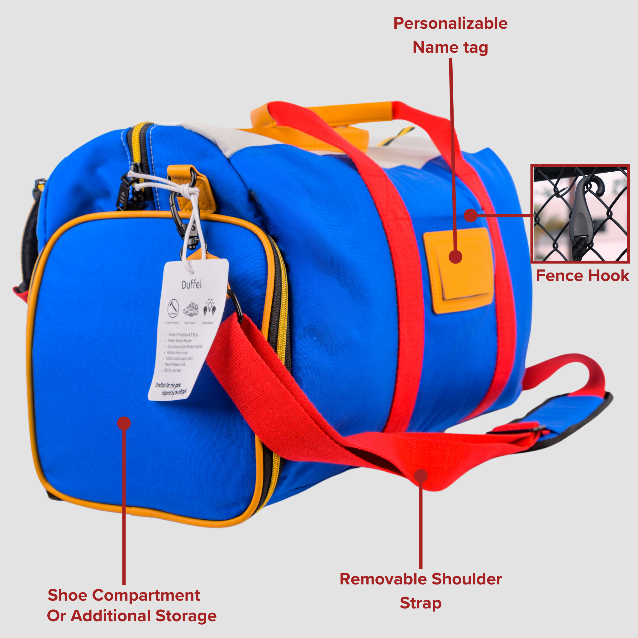 The Drive Duffel Bag with Shoe Compartment